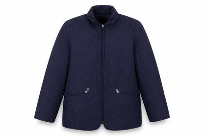 Womens UK Size 14 Classics Blue Quilted Coat