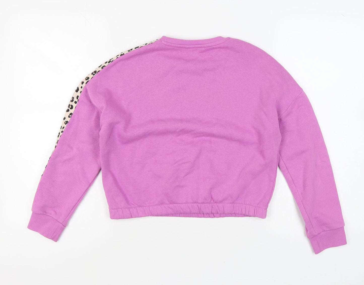 Marks and Spencer Girls Purple Pullover Sweatshirt 11-12 Years