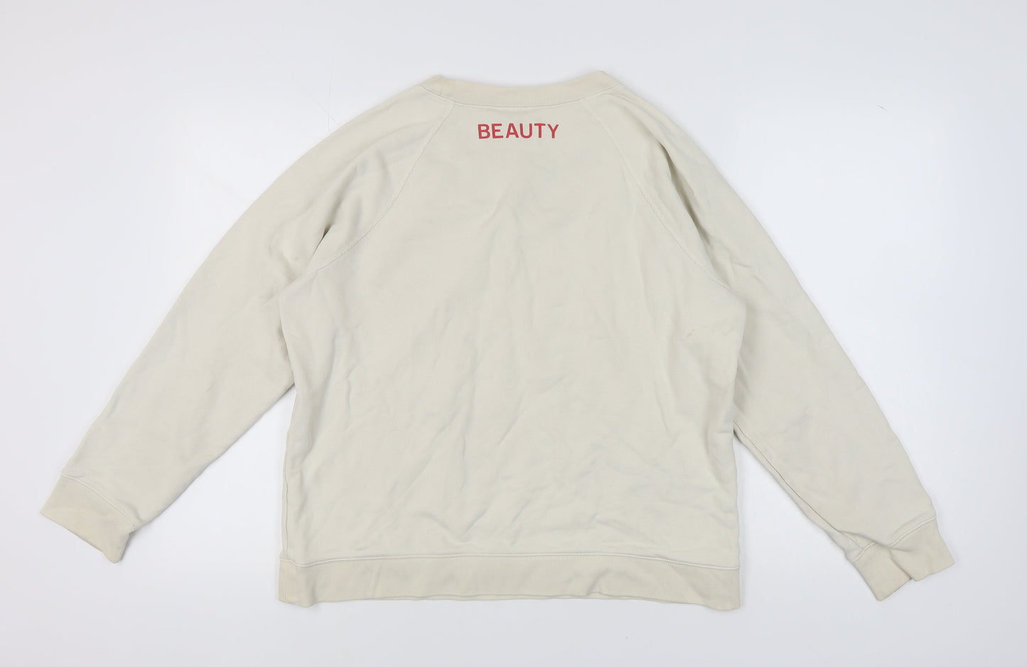 J.Crew Women’s Ivory Sweatshirt XL - Casual