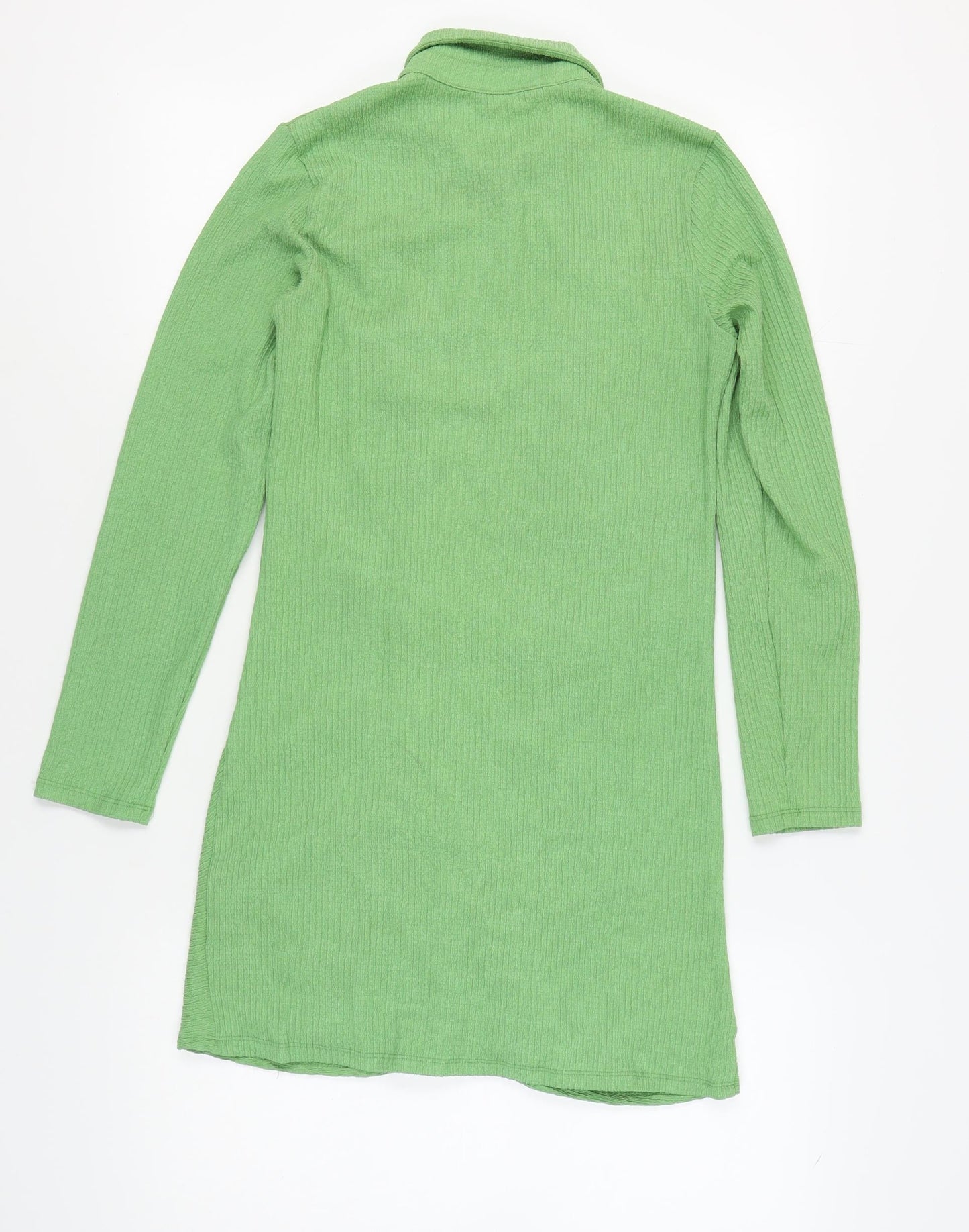 Monki Green Shirt Dress for Women, Size 12