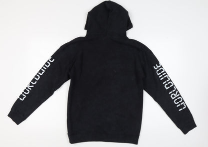 PrettyLittleThing Women's Black XS Graphic Hoodie