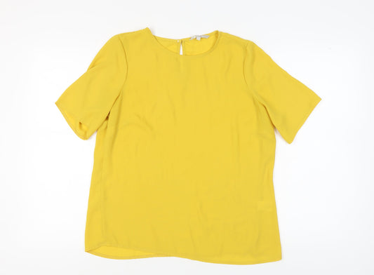 Pebble Bay Women’s Yellow Blouse, Size 12
