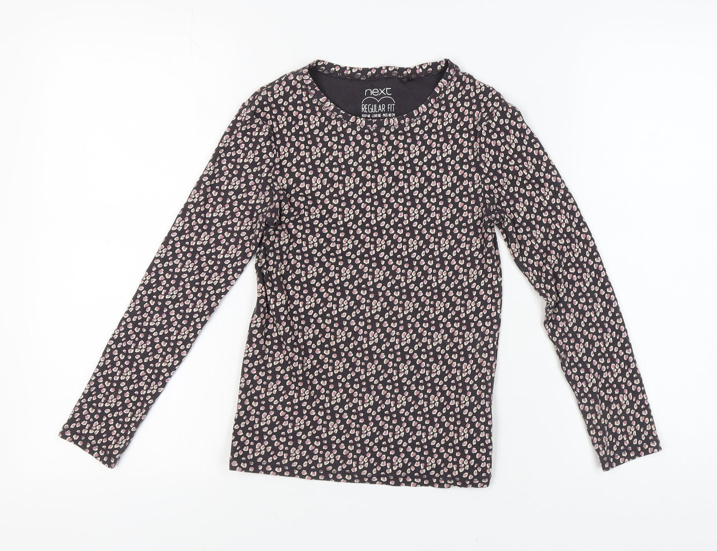 Next Girls Multicoloured Floral Long Sleeve Top, Size 11 Years