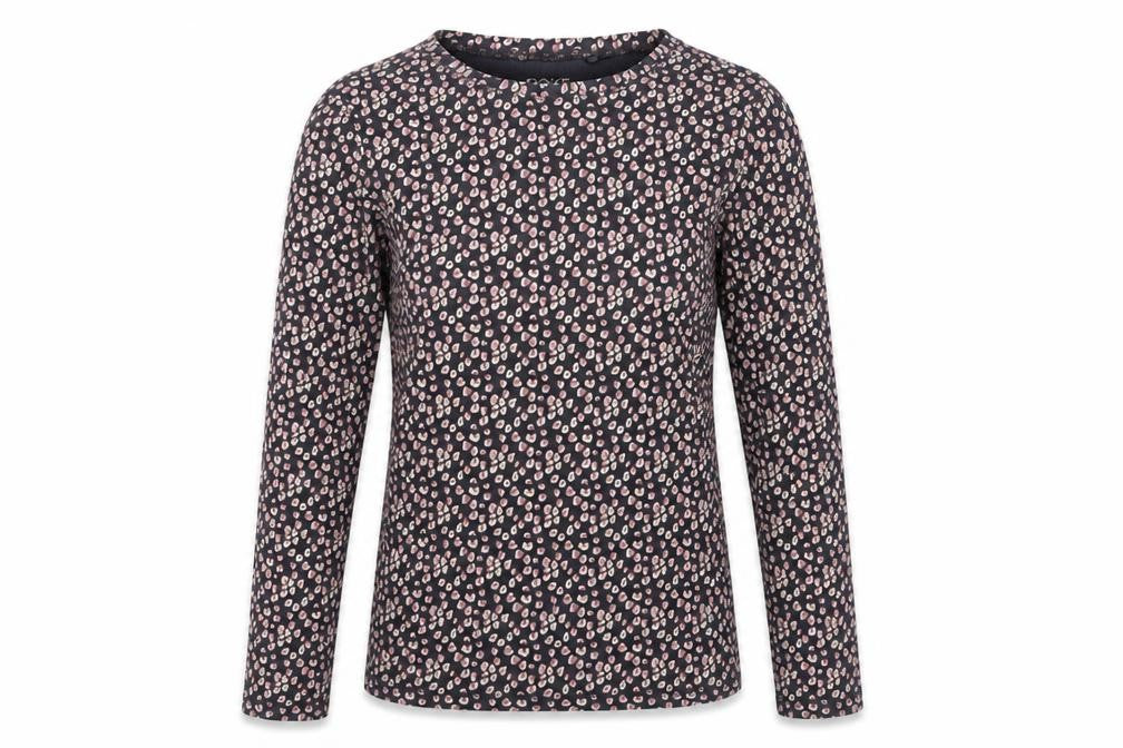 Front view of Next girls’ multicoloured floral long sleeve top, size 11, years
