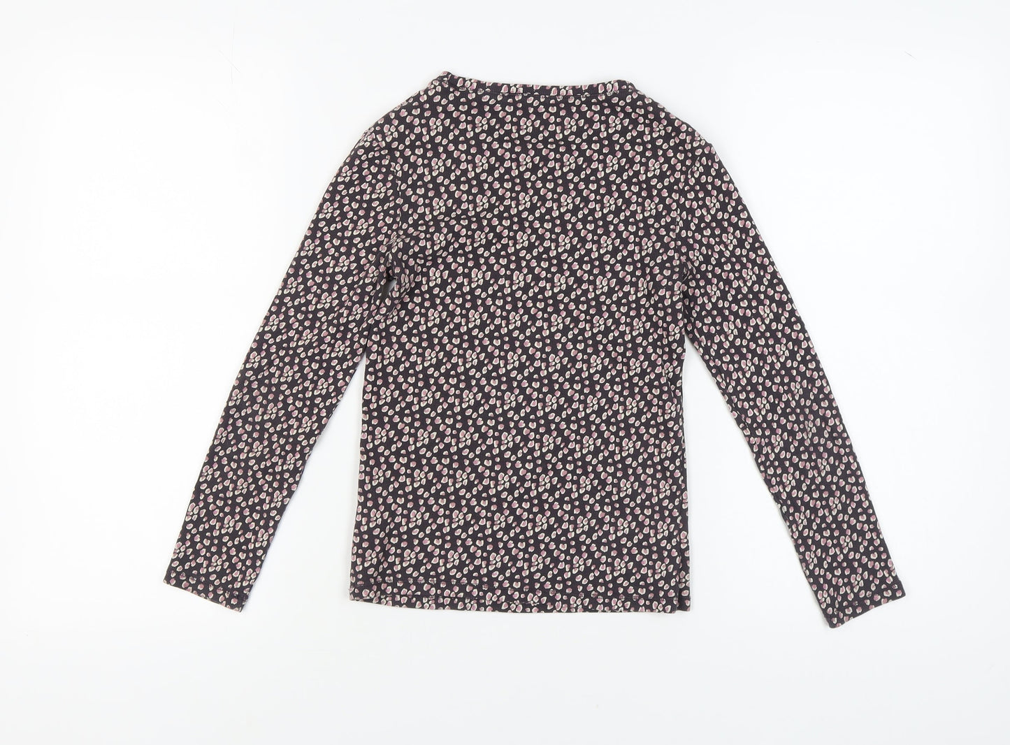 Next Girls Multicoloured Floral Long Sleeve Top, Size 11 Years