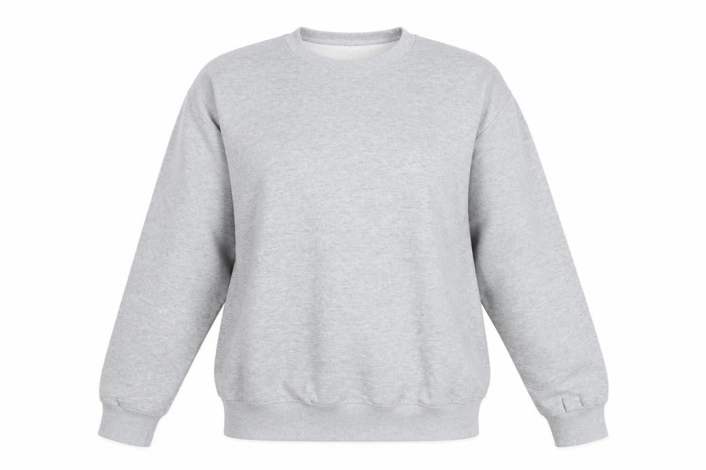 Unisex Adults UK Size L Pull&Bear Grey Pullover Sweatshirt
