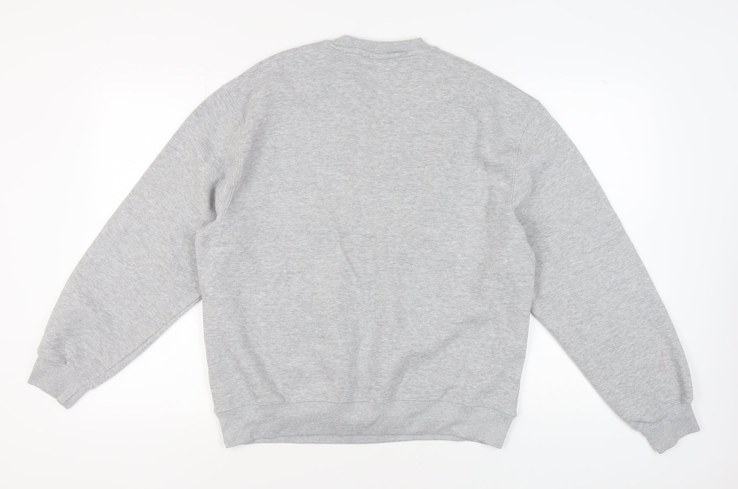 Unisex Adults UK Size L Pull&Bear Grey Pullover Sweatshirt