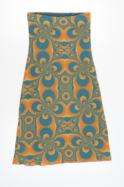 Pull & Bear Women's M Multicoloured Geometric Dress