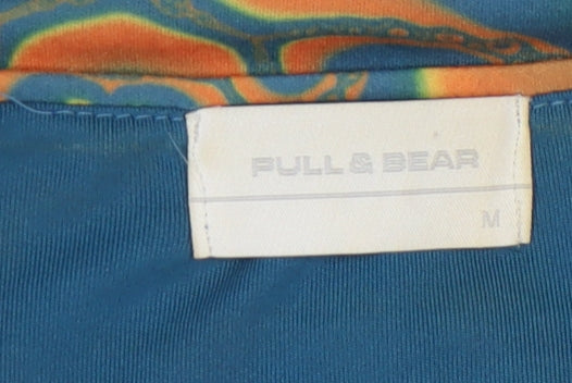 Pull & Bear Women's M Multicoloured Geometric Dress