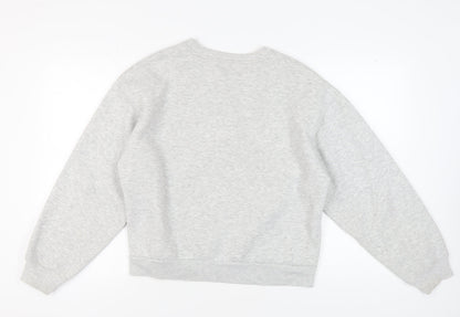 Womens UK Size 8 ASOS Design Grey Pullover Sweatshirt