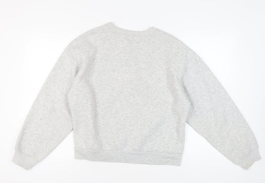 Womens UK Size 8 ASOS Design Grey Pullover Sweatshirt