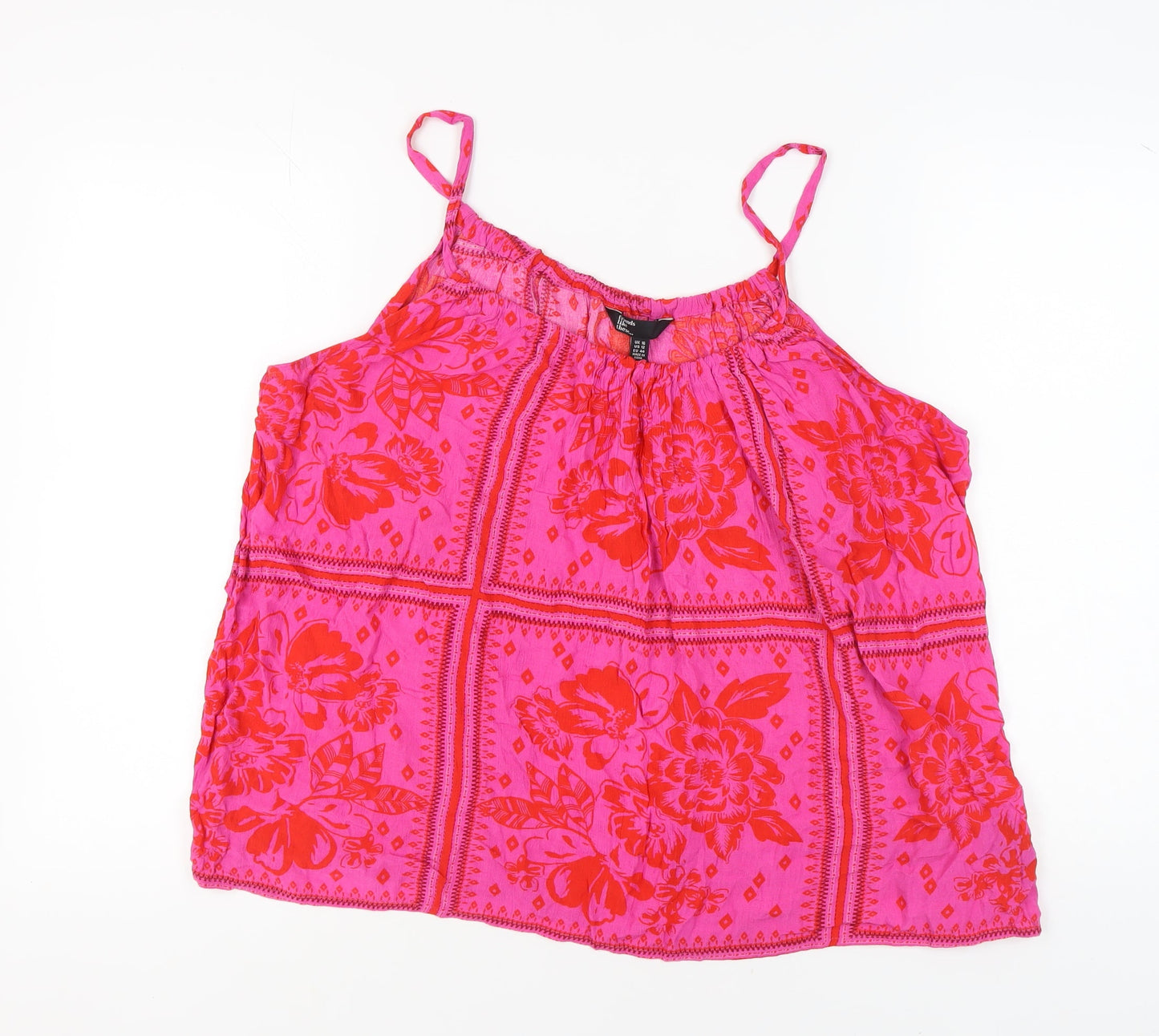 Womens UK Size 16 Friends Like These Pink Camisole Tank