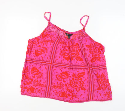 Womens UK Size 16 Friends Like These Pink Camisole Tank
