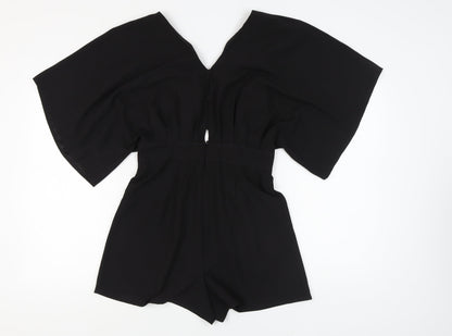 Womens UK Size M ASOS  Black Playsuit