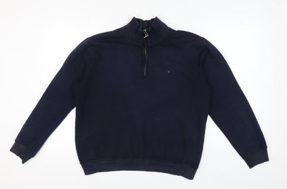 Redgreen Blue Men's L 1/4 Zip Sweatshirt Casual Style