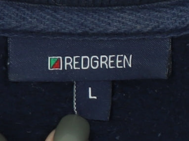 Redgreen Blue Men's L 1/4 Zip Sweatshirt Casual Style