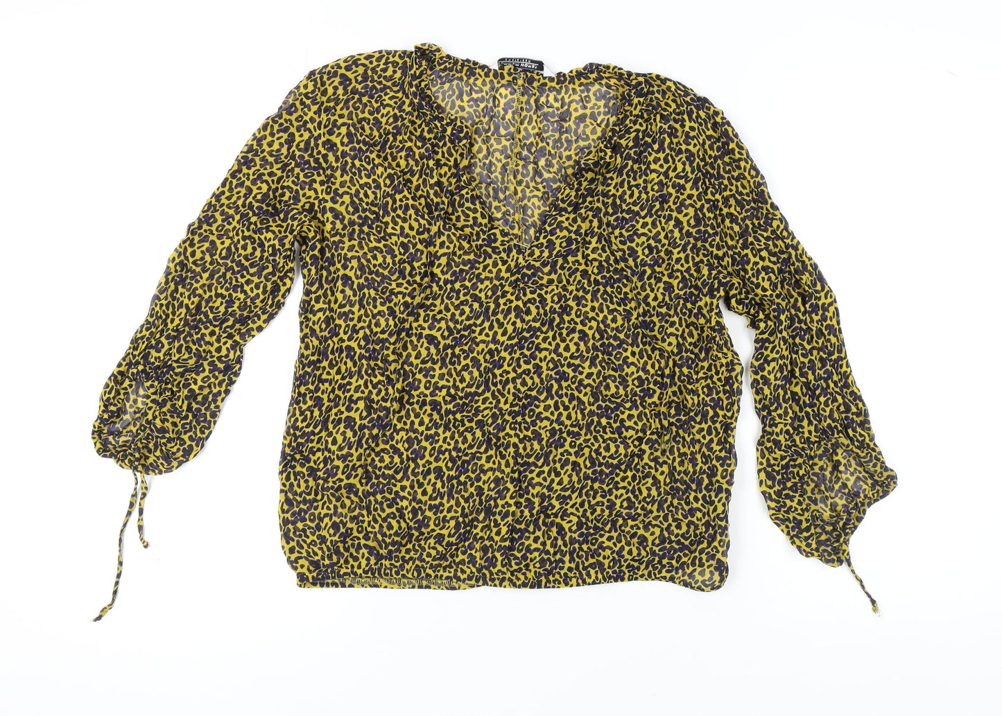 Summum Woman Animal Print Blouse for Women, Size 12