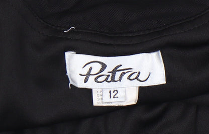 Patra Women's Black Size 12 Sleeveless Jersey Dress