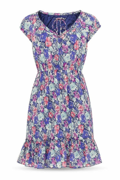 New Look Women's Multicoloured Floral Dress 12