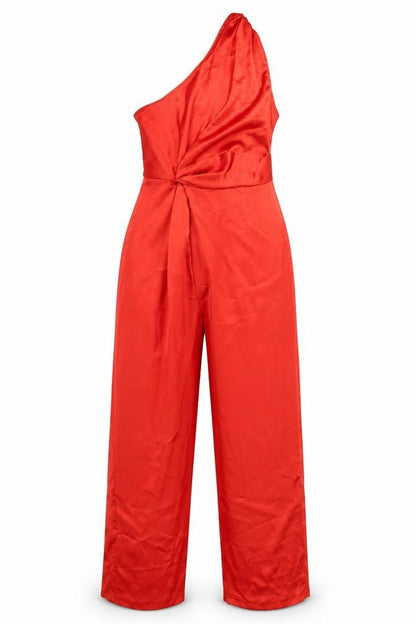 Womens UK Size XS Zara One-Piece Red Jumpsuit