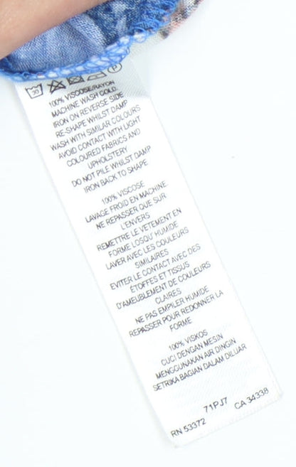 French Connection Women's Multicoloured Floral A-Line Dress