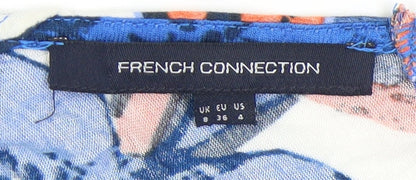 French Connection Women's Multicoloured Floral A-Line Dress