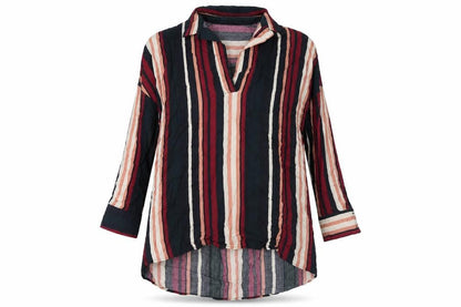 Womens UK Size S Stradivarius Multicoloured Basic Blouse