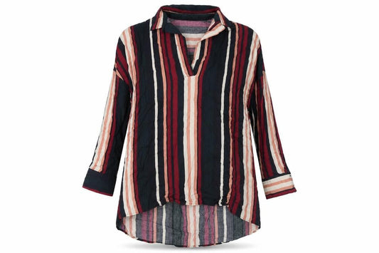 Womens UK Size S Stradivarius Multicoloured Basic Blouse