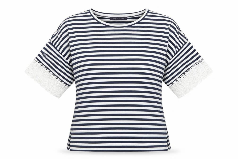 Womens UK Size 14 Marks and Spencer Multicoloured Basic T-Shirt