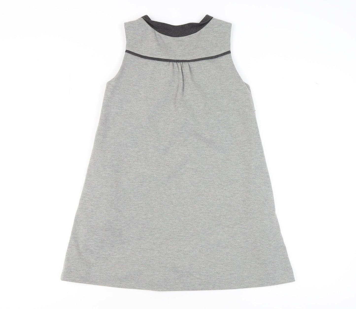 Zara Girls Grey Shift Dress Sleeveless 11-12 Years