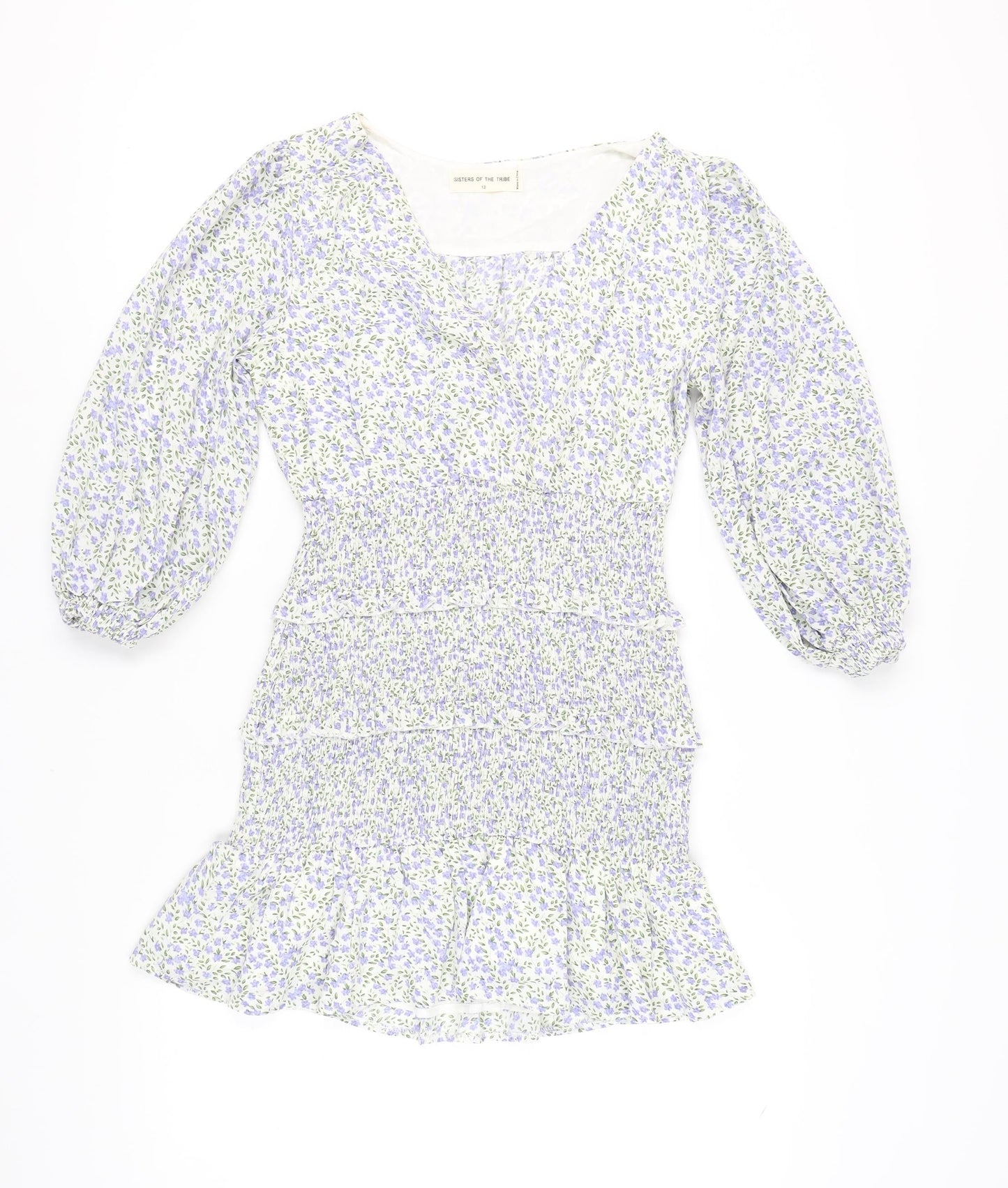Sisters of the Tribe Women's Floral Fit & Flare Dress, Size 12