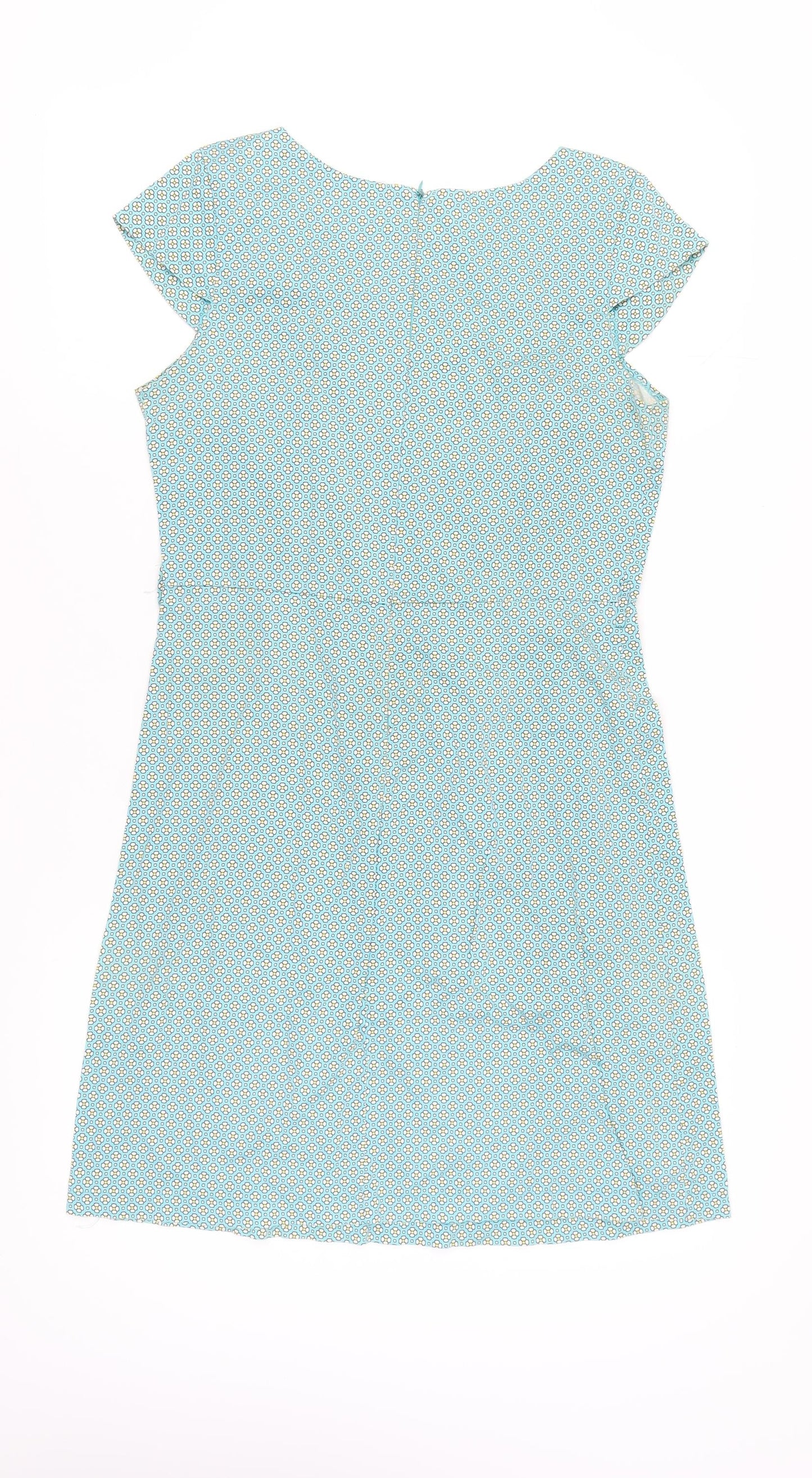 Lola & Liza Women's Blue Floral Shift Dress Size 12