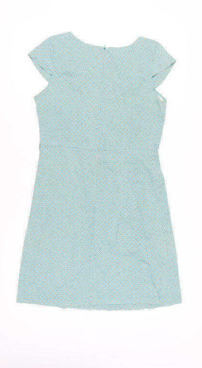 Lola & Liza Women's Blue Floral Shift Dress Size 12