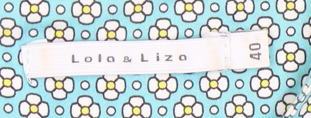 Lola & Liza Women's Blue Floral Shift Dress Size 12