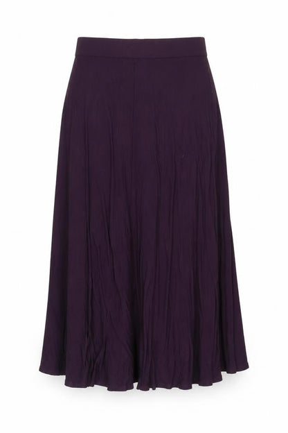 Monsoon Purple Women's Skirt, Size L, Viscose Blend