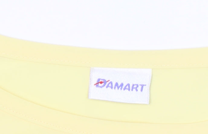 Damart Women's Yellow Tank Top, Size 18, Casual Sleeveless
