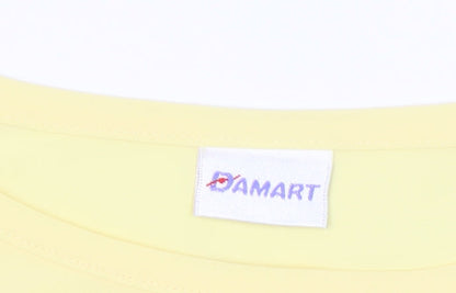 Damart Women's Yellow Tank Top, Size 18, Casual Sleeveless