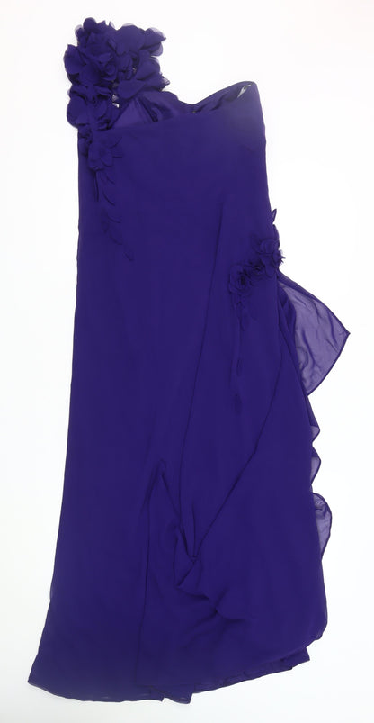 BEN de LISI Women's Purple Formal Long Dress Size 10