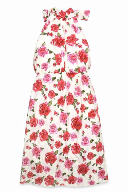 New Look Women's Floral Multicoloured Dress Size 16