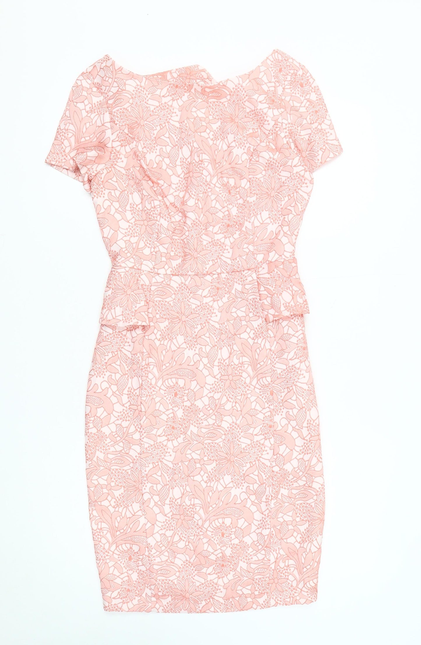 New Look Women Pink Floral Dress Size 6