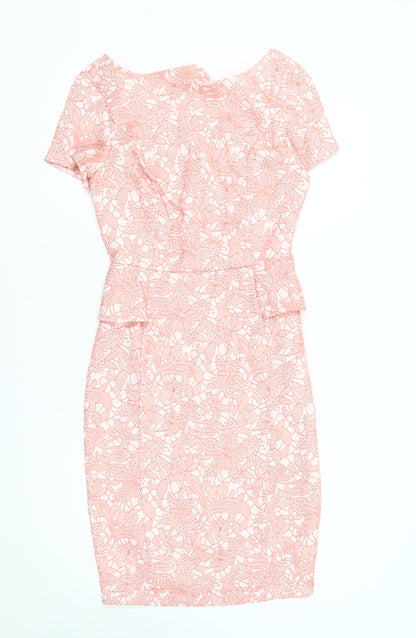 New Look Women Pink Floral Dress Size 6