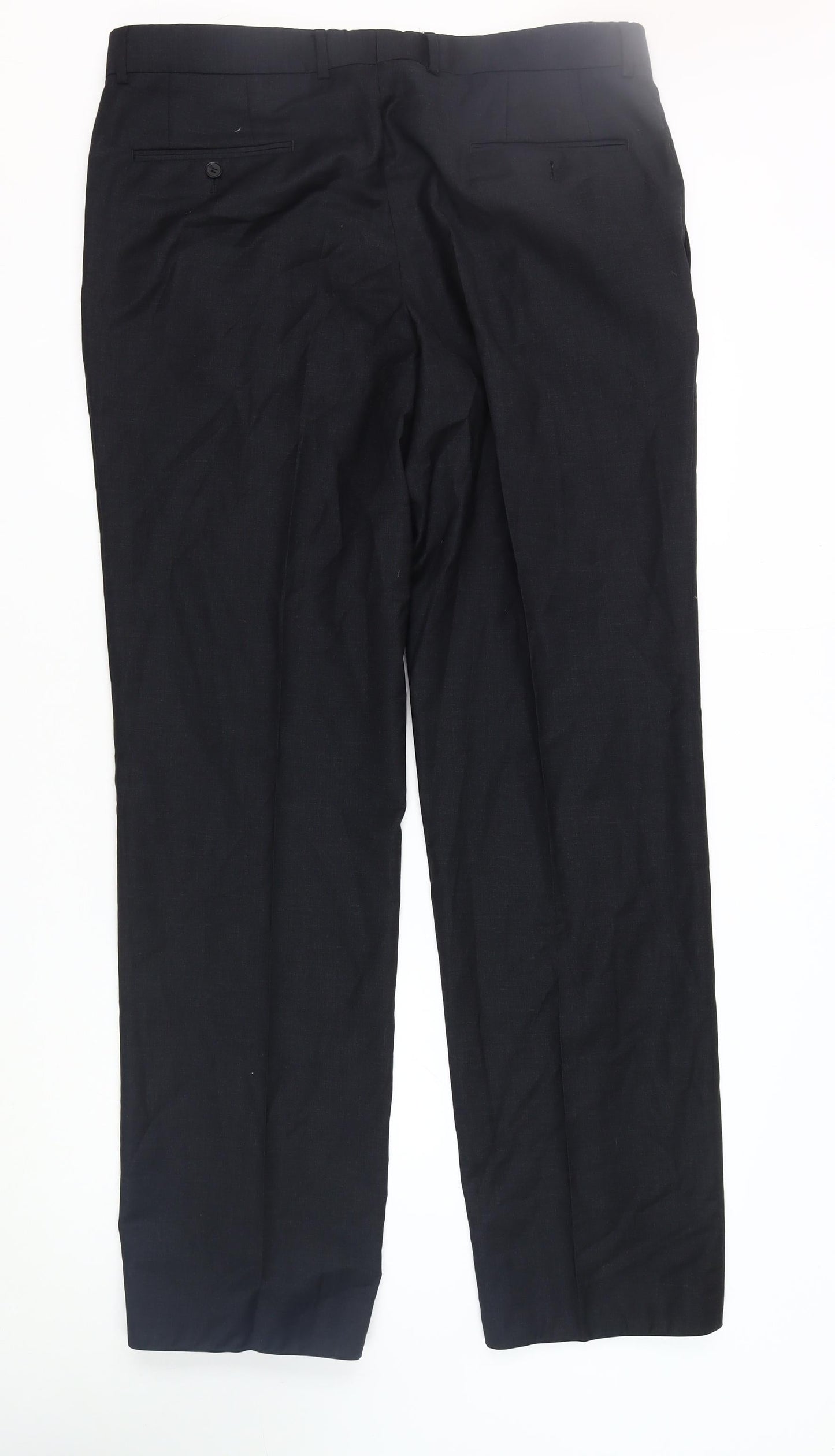 Esprit Men's Black Dress Pants, Size 34, Wool