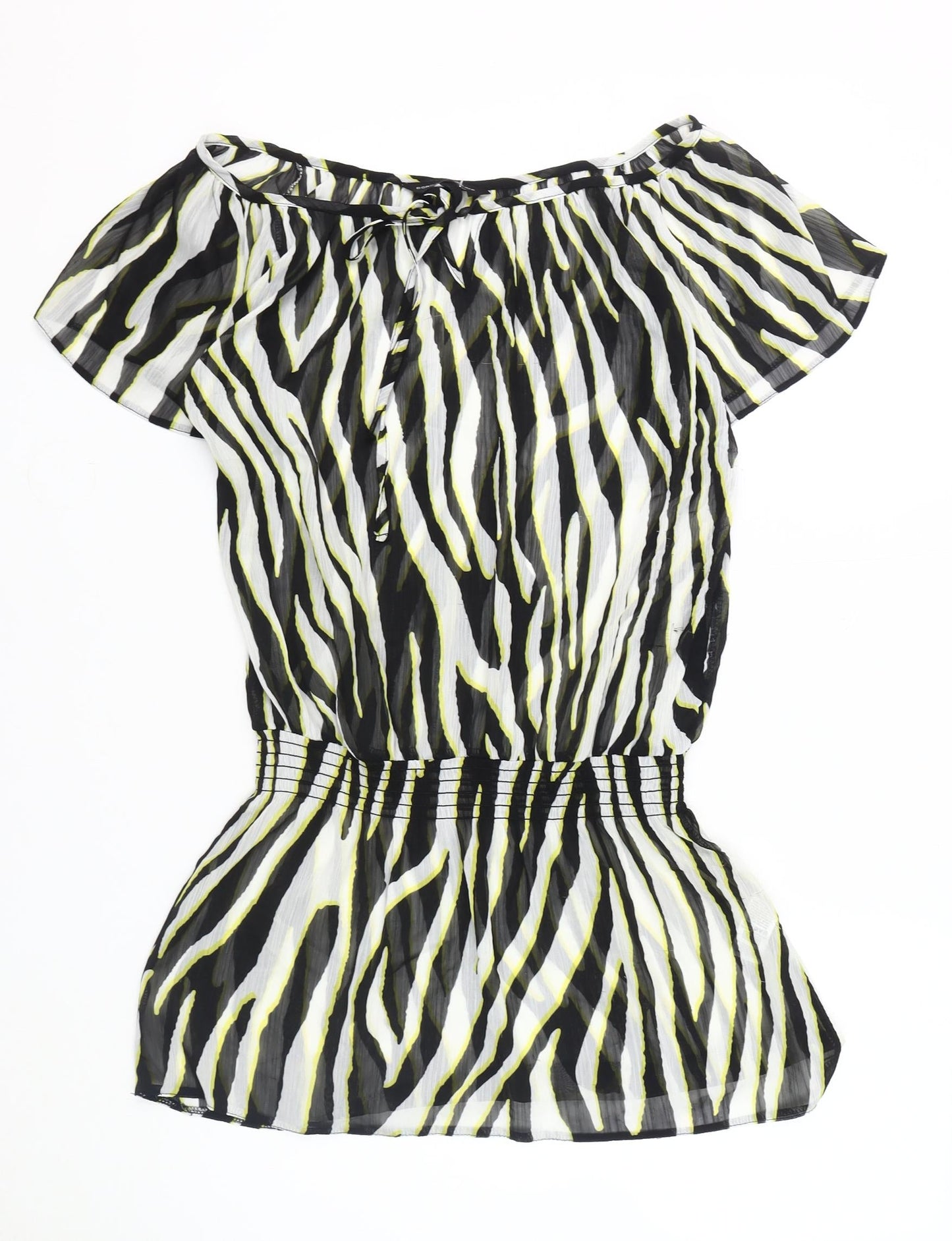 Dorothy Perkins Women's Multicoloured Animal Print Blouse Size 10