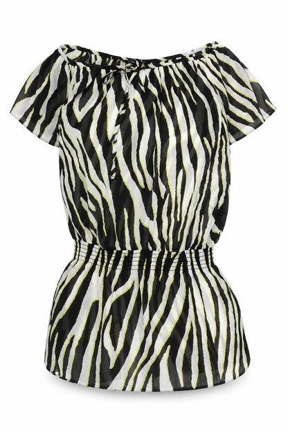Dorothy Perkins Women's Multicoloured Animal Print Blouse Size 10