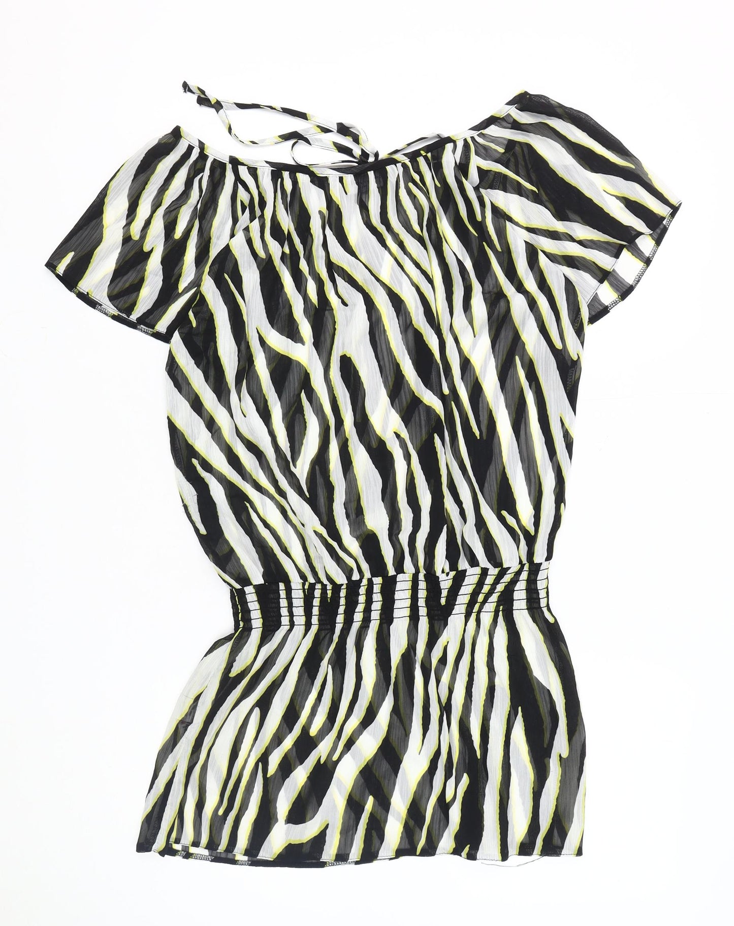 Dorothy Perkins Women's Multicoloured Animal Print Blouse Size 10