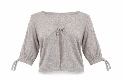 Womens UK Size 10 et vous Beige Cardigan Jumper