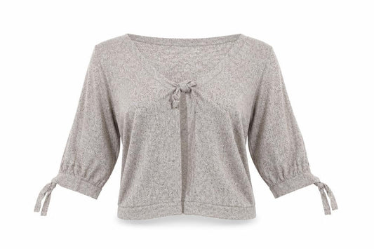 Womens UK Size 10 et vous Beige Cardigan Jumper