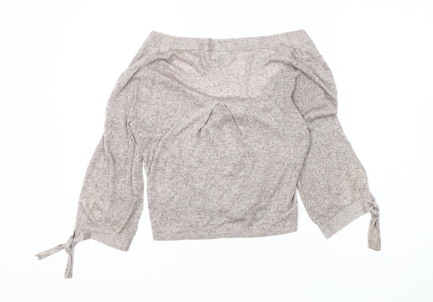 Womens UK Size 10 et vous Beige Cardigan Jumper