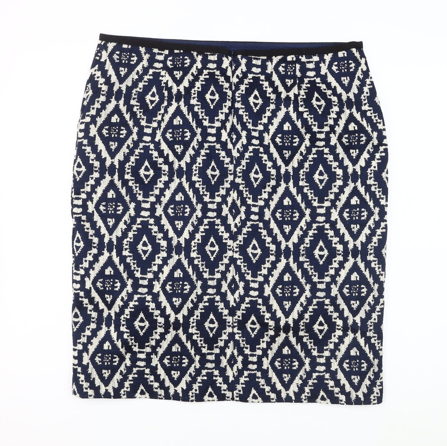 Marks and Spencer Women's Geometric Pencil Skirt - Size 16