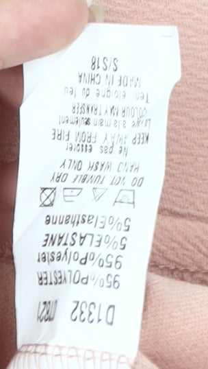 AX Women Beige Knee Length Bodycon Dress Size 12